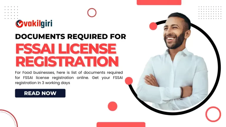 Documents Required for FSSAI License Registration